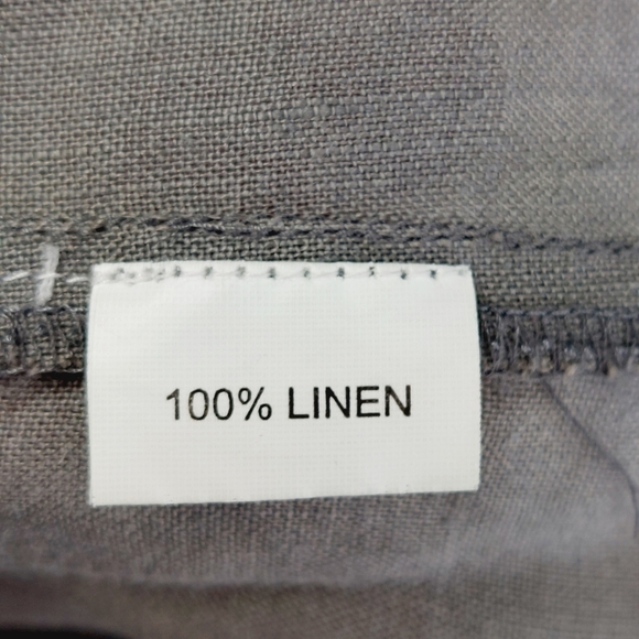 Dolan Gray Linen Roll Tab Short Sleeve Button-Down Shirt 1010 - Picture 8 of 9